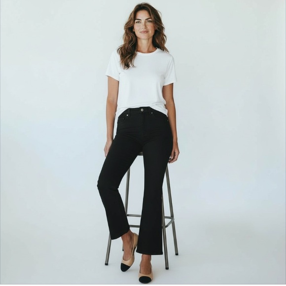 Vaneli Aliz Two-Tone Tan and Black Slingback Heels Size 7 - Picture 3 of 15